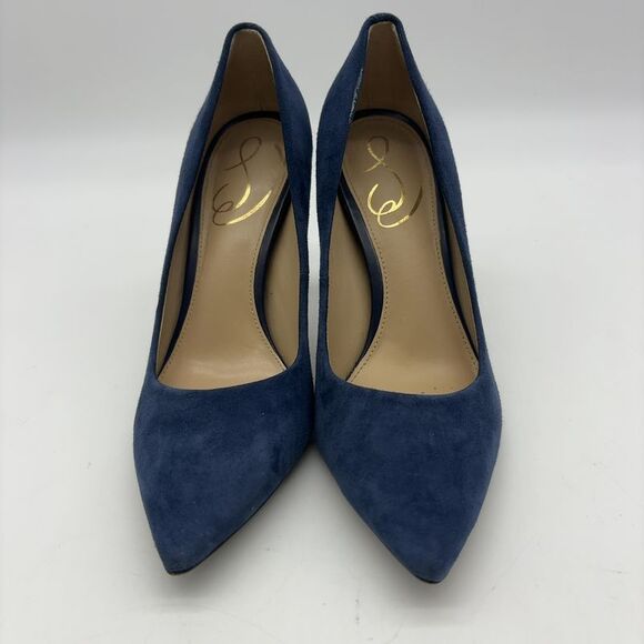 Sam Edelman Shoes - Sam Edelman Sam Edelman Navy Blue Suede Heels